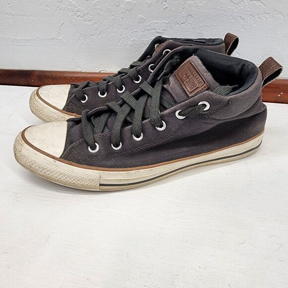 Converse Casual High Tops Black Canvas Grunge Punk Retro Classic 90s Y2K 10.5 - Picture 1 of 8